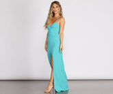 Olena Wrap Skirts Crepe Dresses